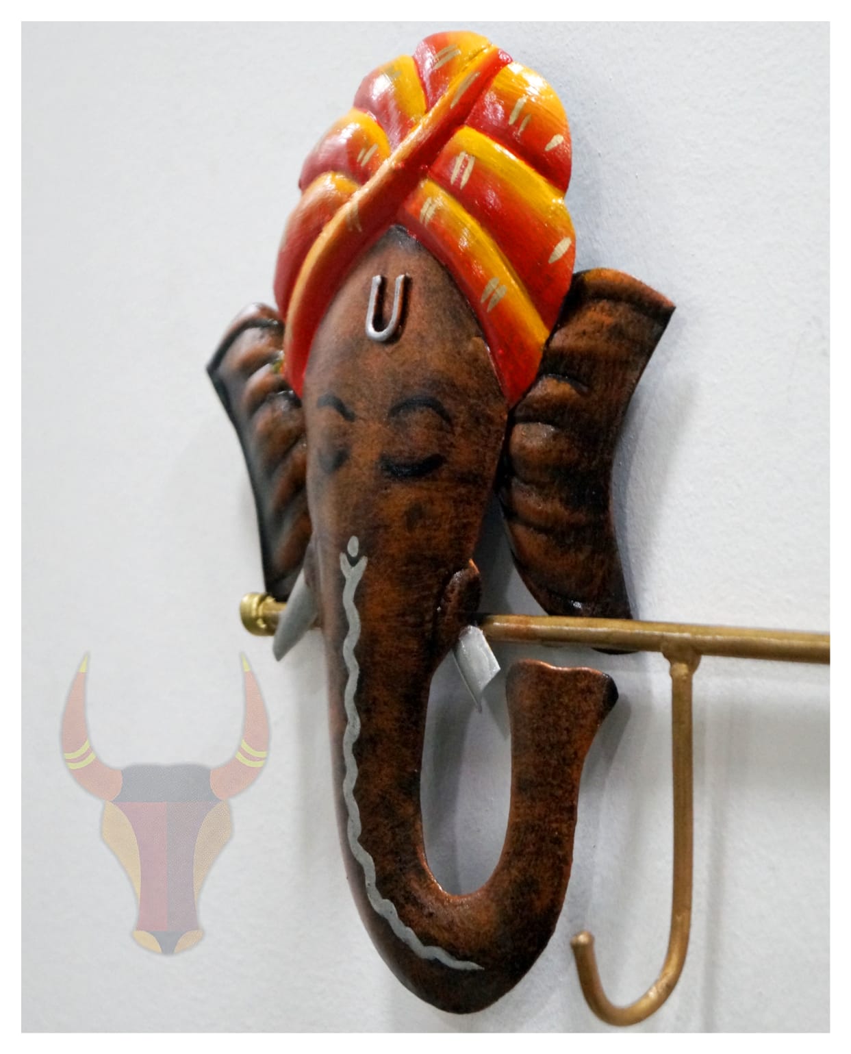 Ganesh ji mask/key holder - Antique Dekor